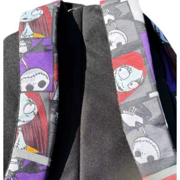 Disney Nightmare Before Christmas Print Backpack School Book Overnight Bag - Picture 7 of 10